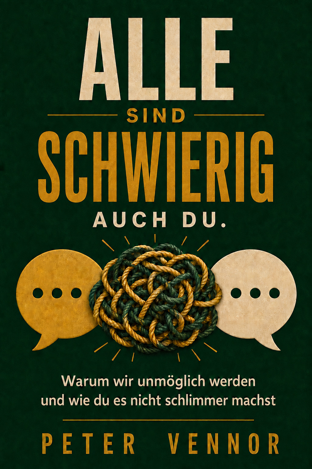Alle sind schwierig. Auch du., German edition