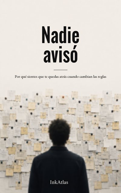 Cover of Nadie avisó, the Spanish edition
